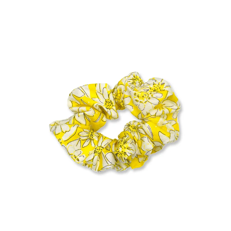 Mellow Yellow Floral XL Scrunchie