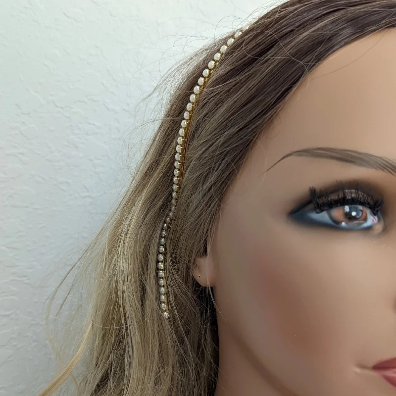 Gold Pearl Headband | 22496