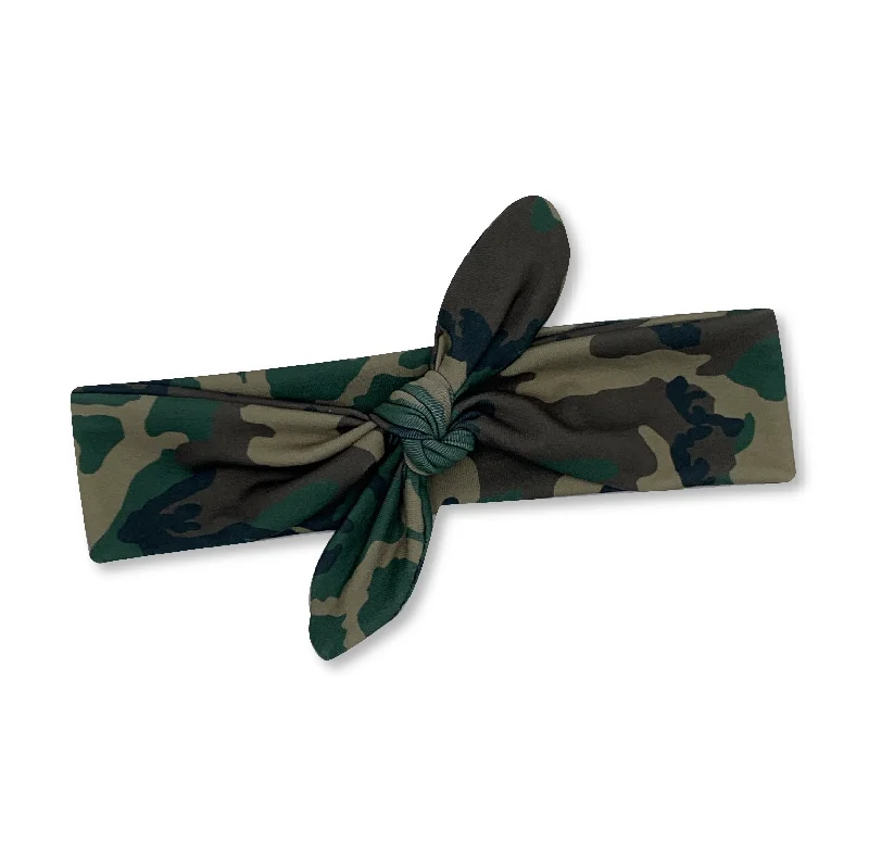 Camo Tied Headband