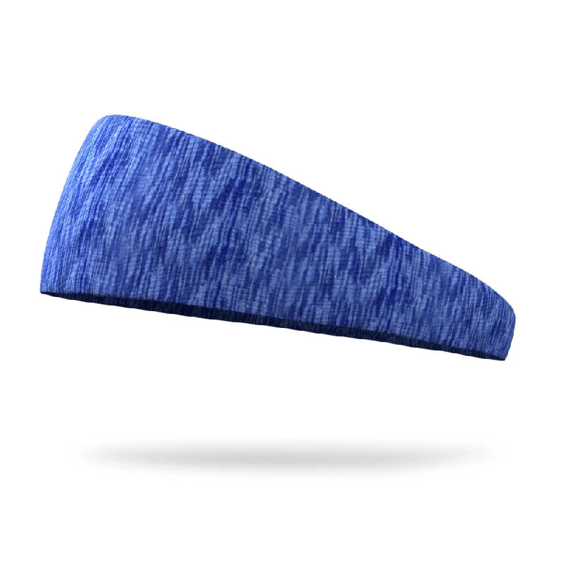 Fashion Royal Blue Static Organic Headband - 4" and 3" Tapered