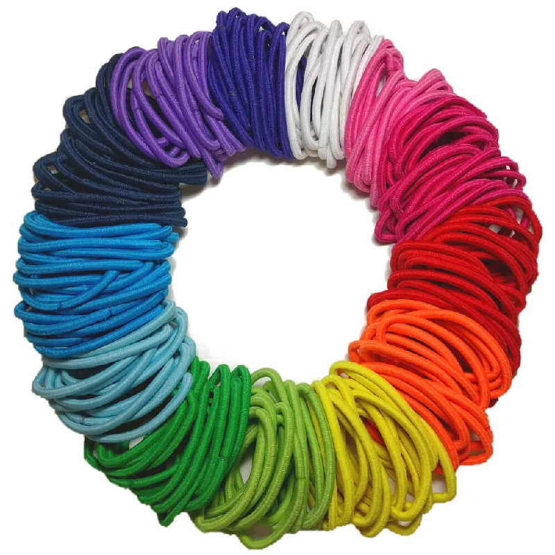 Standard 4mm Ponytail Elastics // BULK PACK of 216 pieces