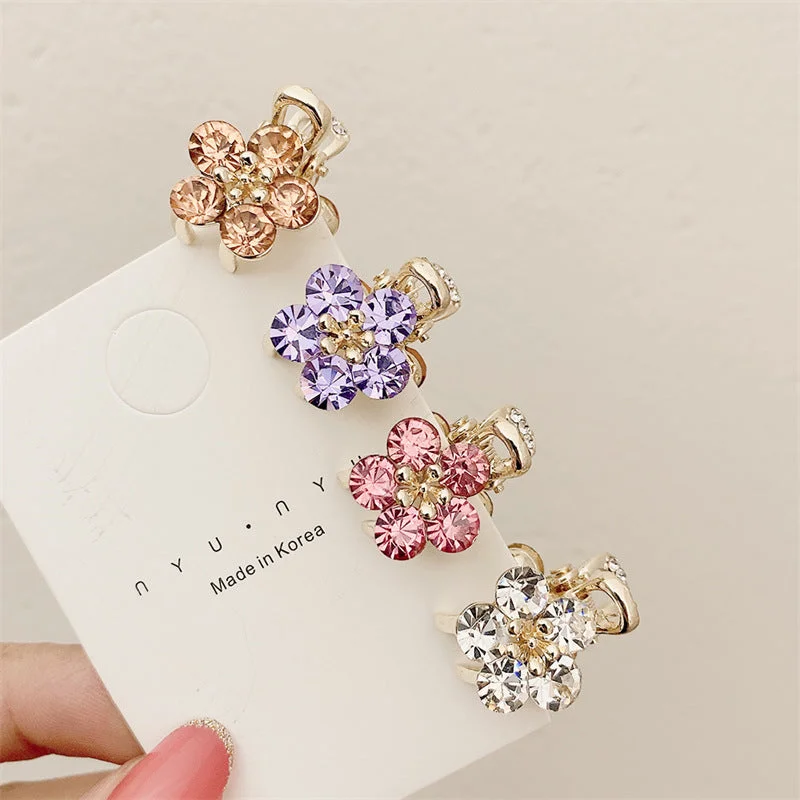 Wholesale Crystal Flower Side Hairpin JDC-HC-DH002