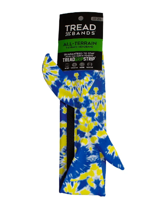 All-Terrain Tieback - Team Royal Blue and Yellow Tie Dye  Set of 3