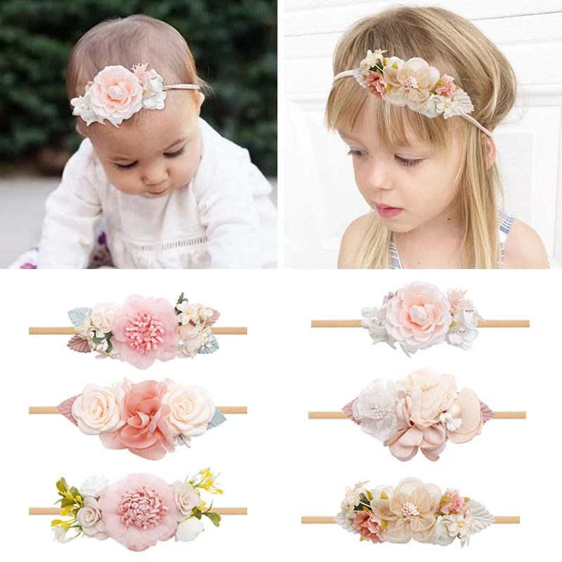 Wholesale Baby Princess Head Flower Headwear