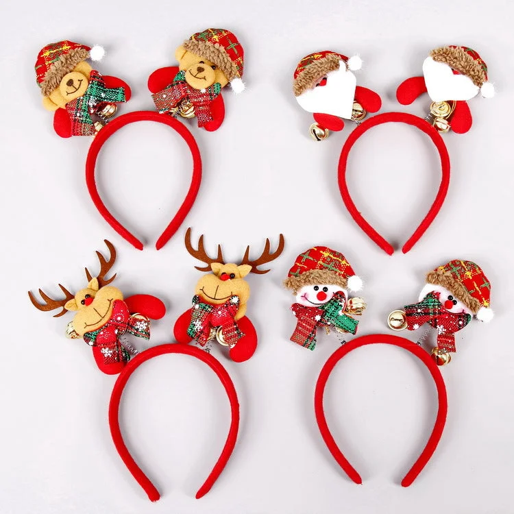 Wholesale Christmas Ornaments, Christmas Headband Party, Santa Hat Headband