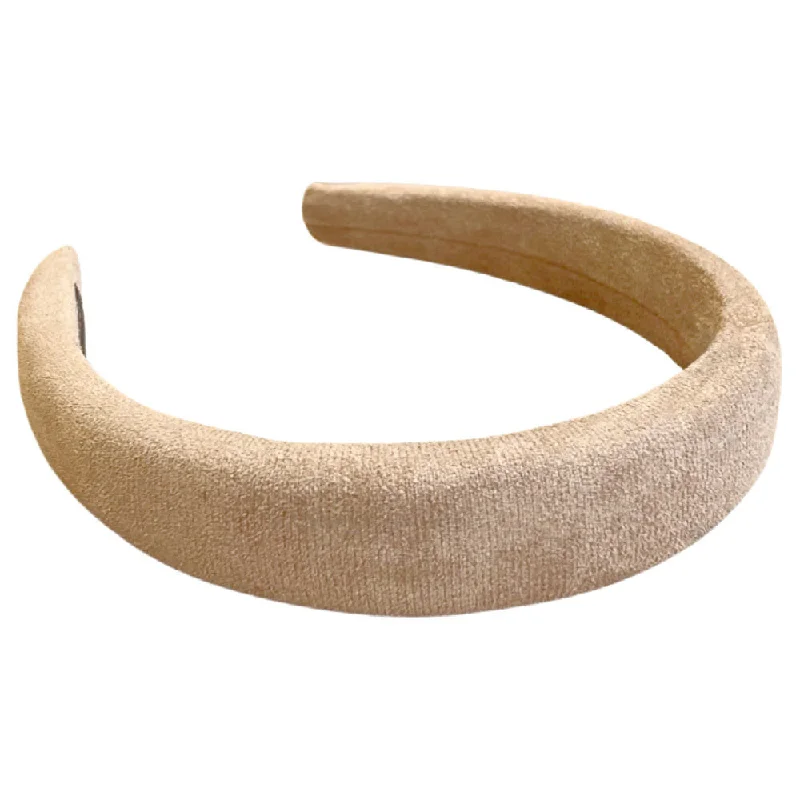 Padded Headband - Light Tan