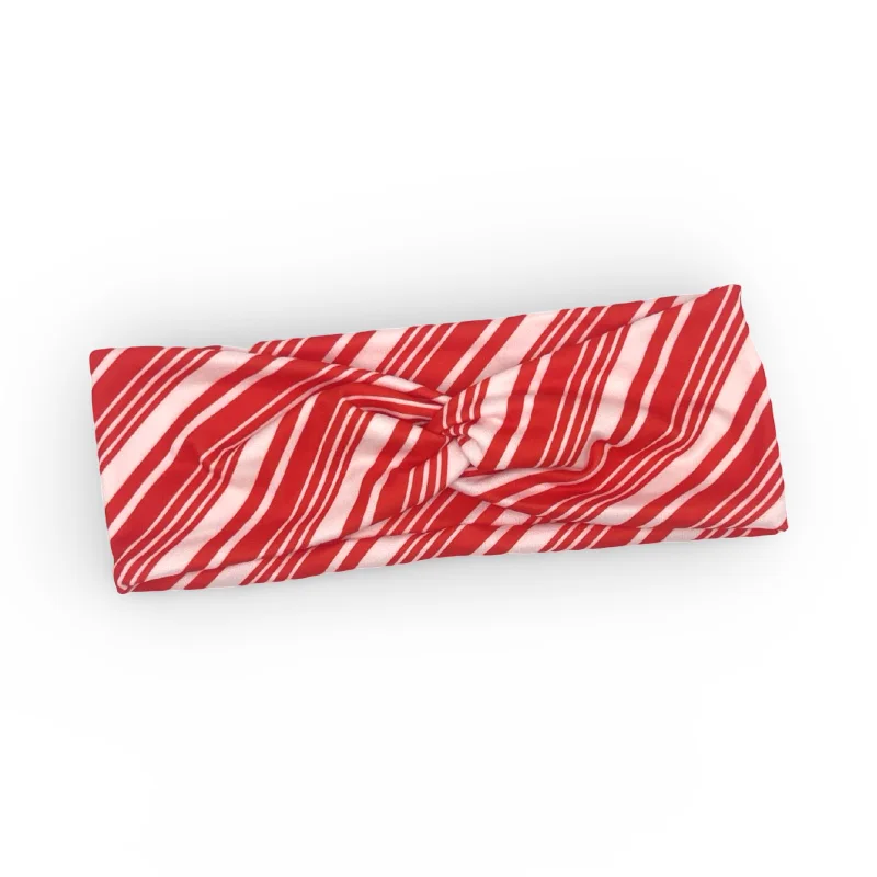 Pretty Peppermint Stripes Knotted Headband