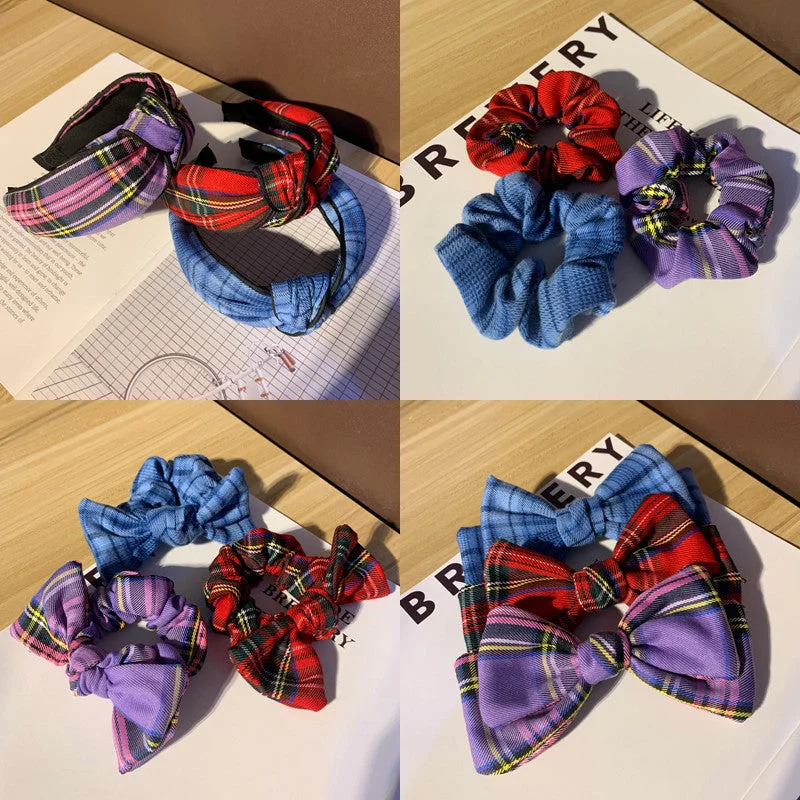 Wholesale Knotted Hairband Hair Bundle Sweet Face Bow Headband