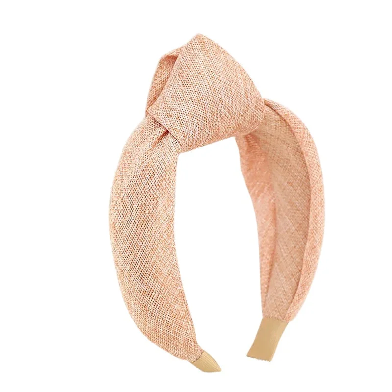 Exaggerated Knot Headband (Blush)