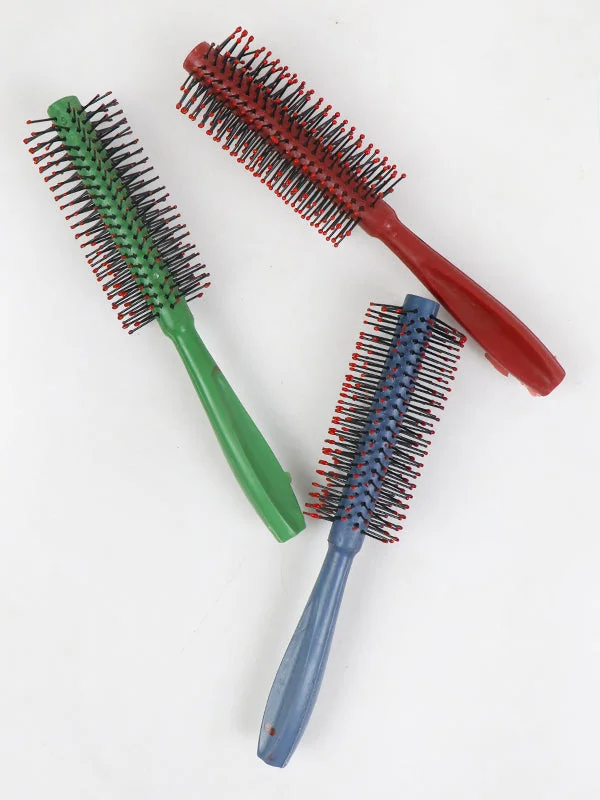 M Hair Brush Round Shape Comb - Multicolor