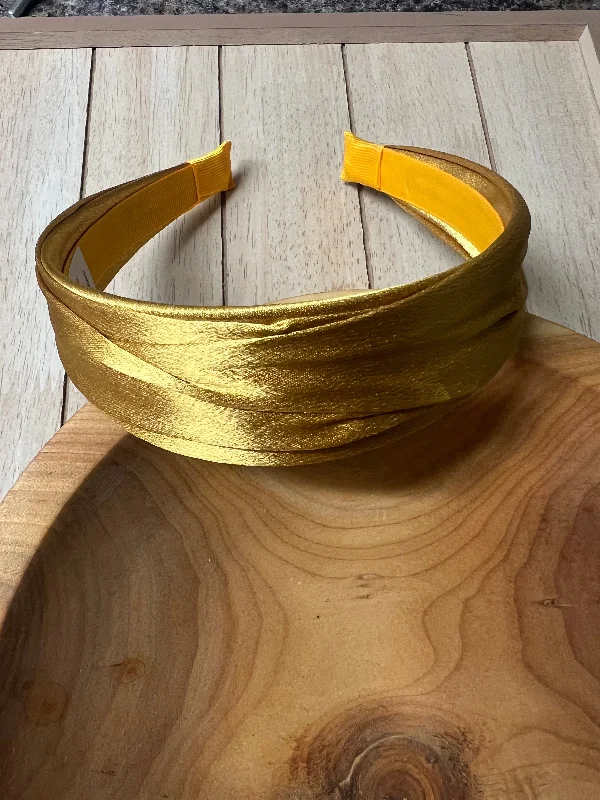 Mustard Satin Headband