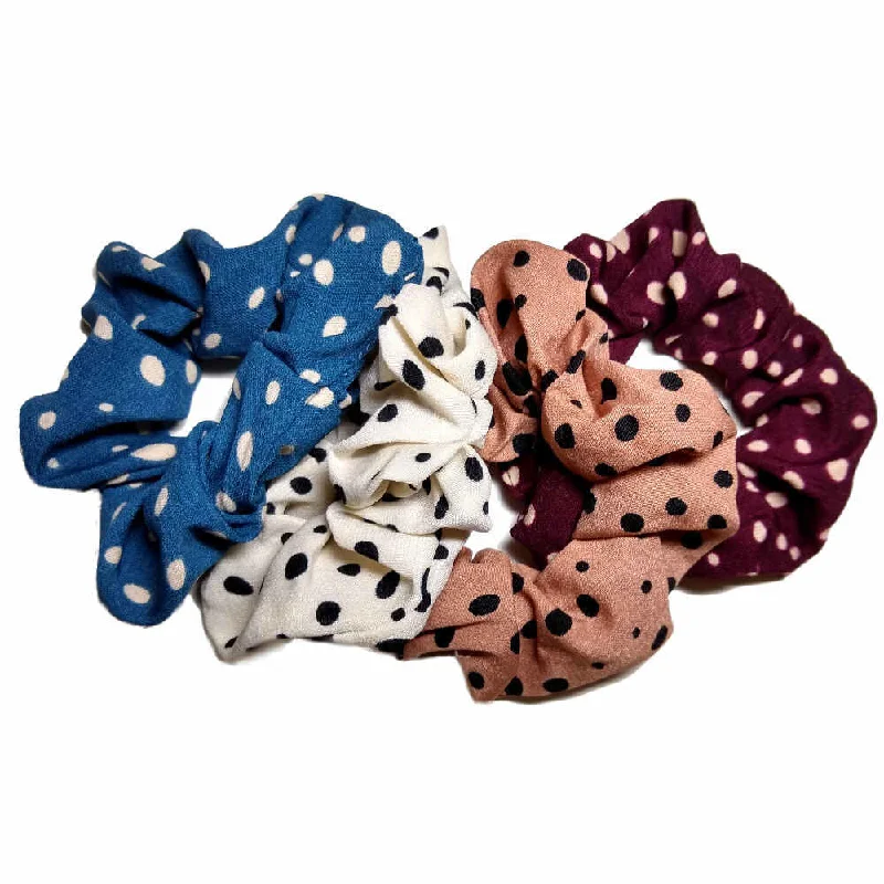 Polka Dot Scrunchies