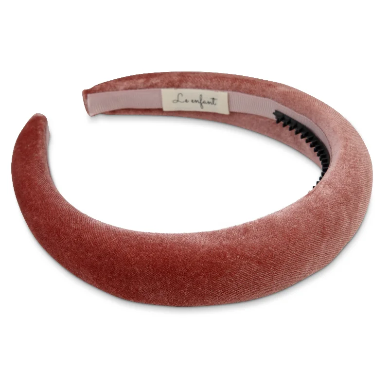 headband velvet - pink