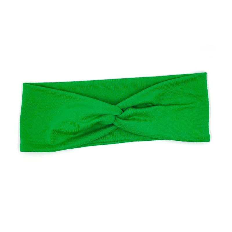 Solid Green Knotted Headband