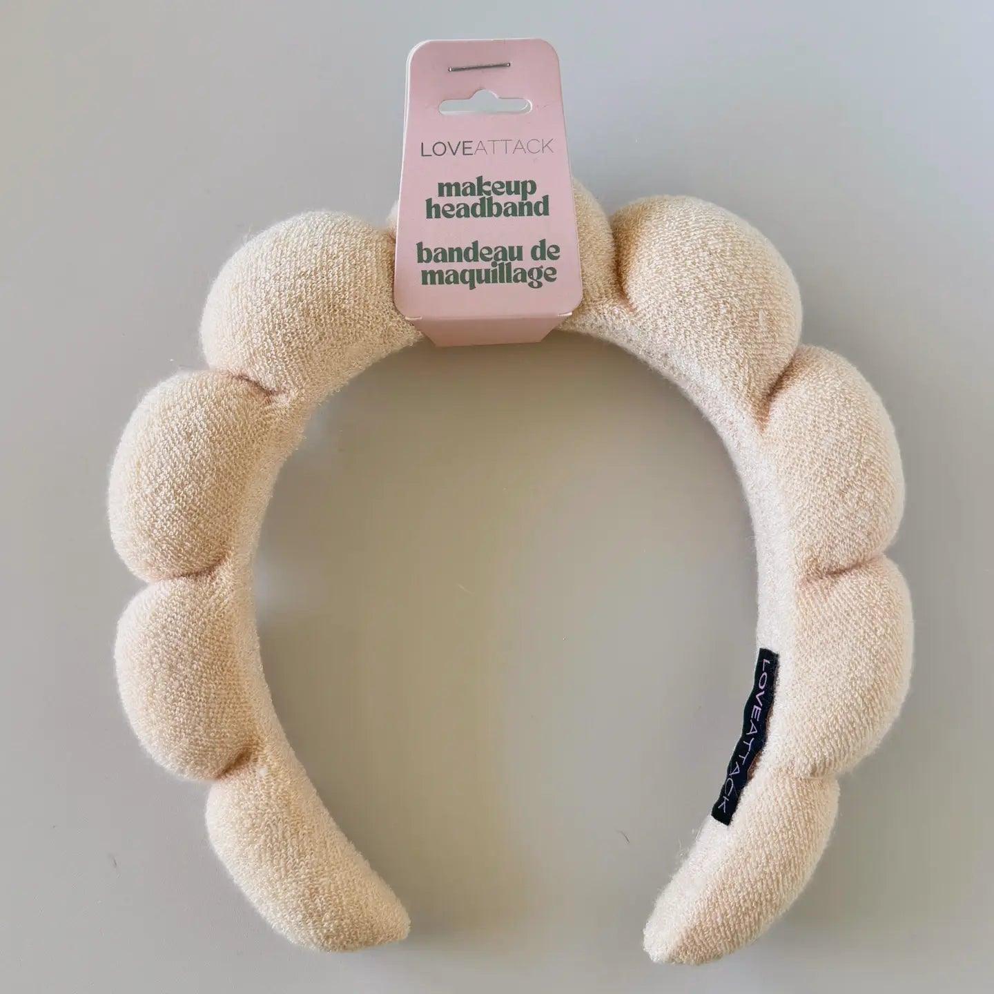 Skincare & Makeup Headband - Beige