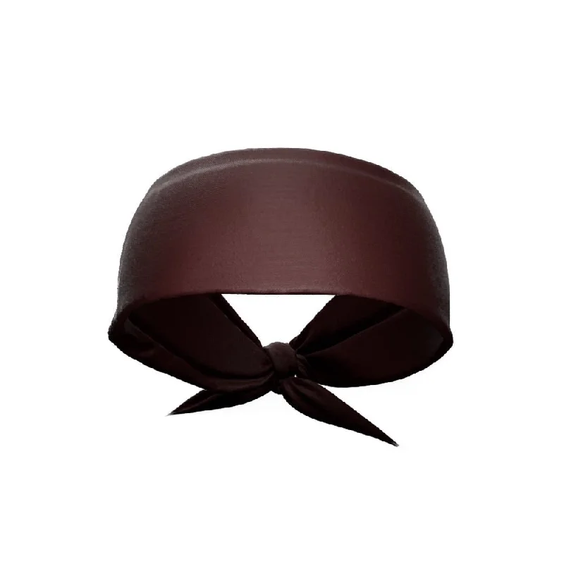 Brown Tie Headband