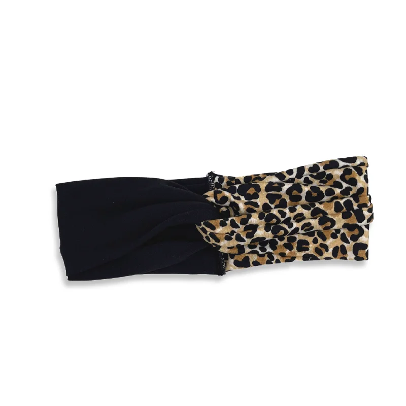 Cheetah Chase Two-Toned Twist Headband