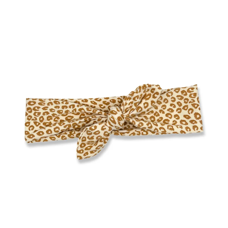 Cheetah Tied Headband