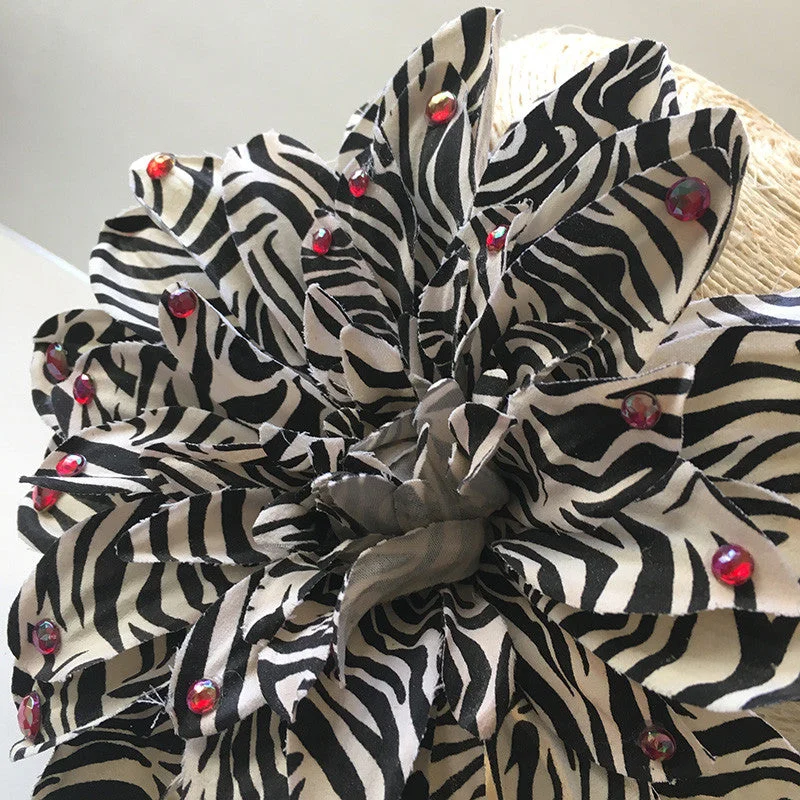 Zebra Fiesta Hair Clip