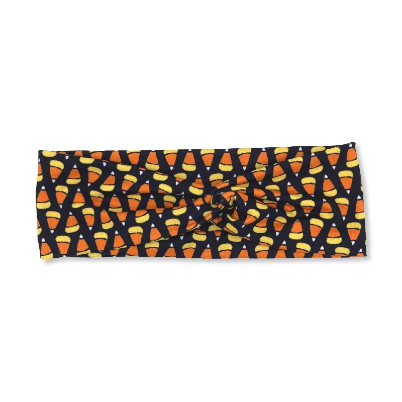 Candy Corn Knotted Headband