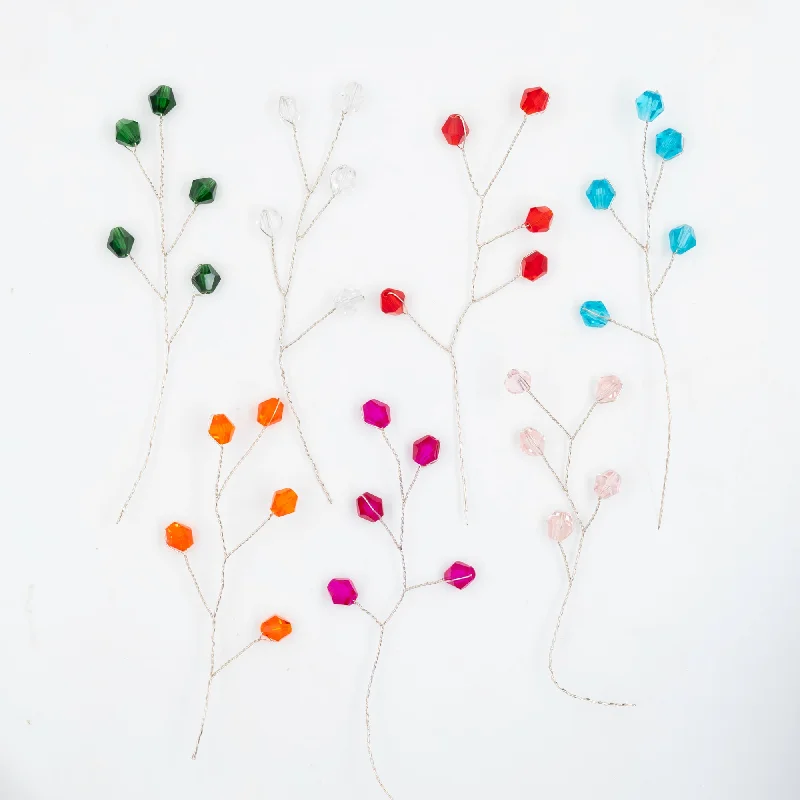 Beads Hair Accessories | Size : 118mm | 06 Pcs