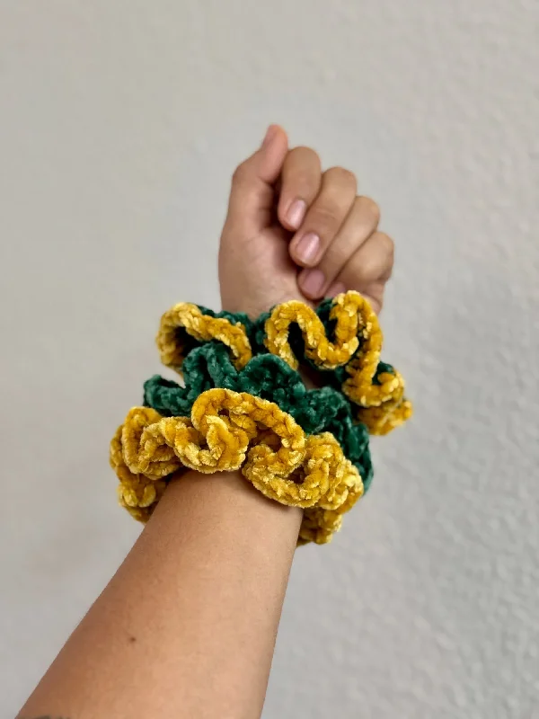 Velvet Crochet Scrunchie