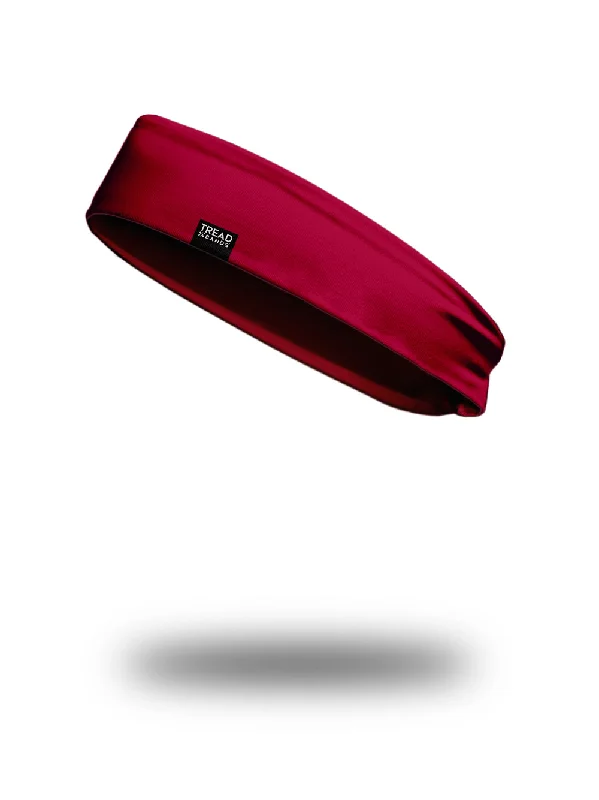 All-Season Contoured Headband - Solid Red Set of 3