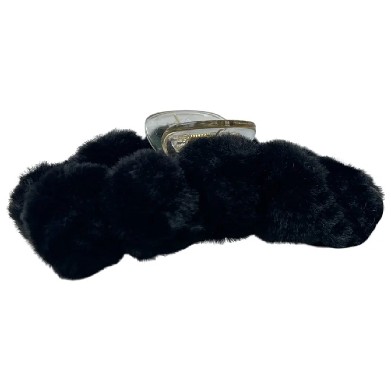 Fuzzy Claw Clip - Black